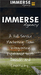 Mobile Screenshot of immerseagency.com